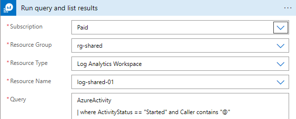 KQL of Azure Monitor Logs